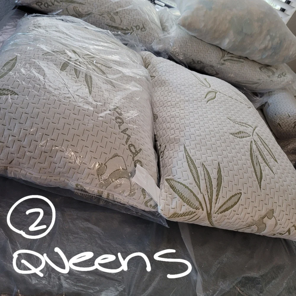 Set of 2 Pillows & Removable Bamboo Covers #320 & 321 Costco